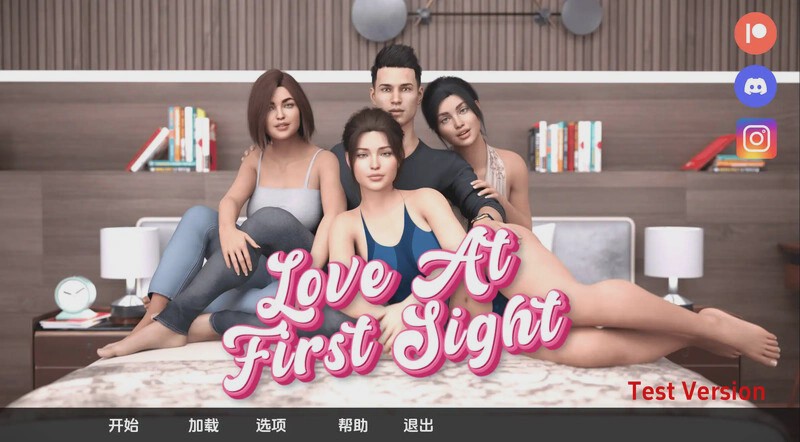 [欧美SLG/动态] 一见钟情（Love at First Sight）V0.1 PC+安卓 汉化中文 1.7G游戏中文版下载|无需安装解压即玩|游点东西