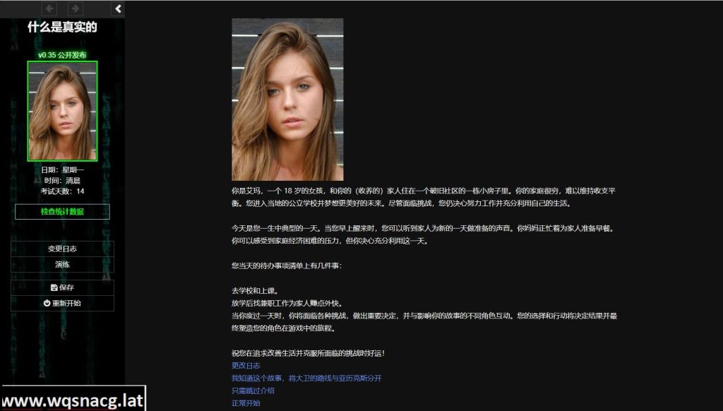 [现实真人HTML浏览器汉化] 什么是真实的？What is real 0.92 christmas edition 浏览器中文7.5G游戏中文版下载|无需安装解压即玩|游点东西