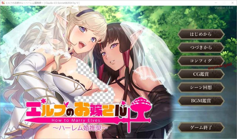 [SLG/中文] 如何与精灵结婚~后宫结婚推奖 AI汉化版+全CG存档1.2G游戏中文版下载|无需安装解压即玩|游点东西